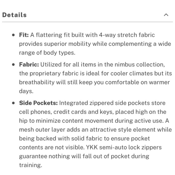 NWOT! Hylete Nimbus Tights Leggings - Picture 9 of 10